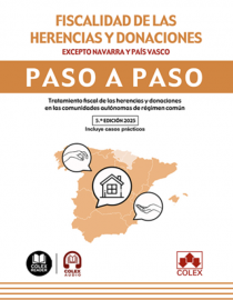 Portada del libro Fiscalidad de las herencias y donaciones (excepto Navarra y País Vasco) 