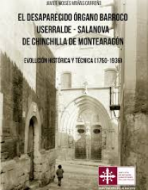 Portada del libro El desaparecido órgano barroco Userralde-Salanova de Chinchilla de Montearagón